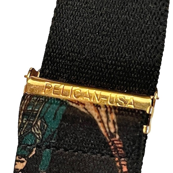 PELICAN USA Golf Motif Elasticized Button On Braces Suspenders - Picture 4 of 8